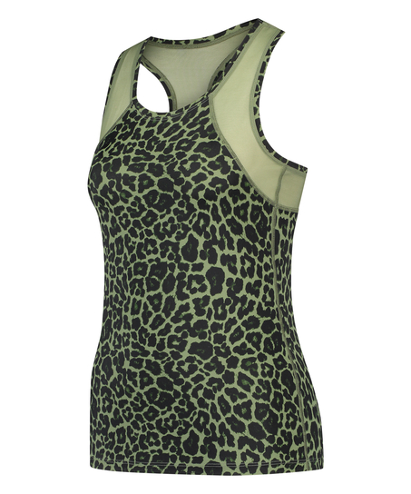 HKMX Sport slim fit tank top, Green