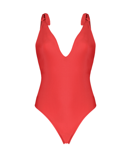 Dot Swimsuit, Red