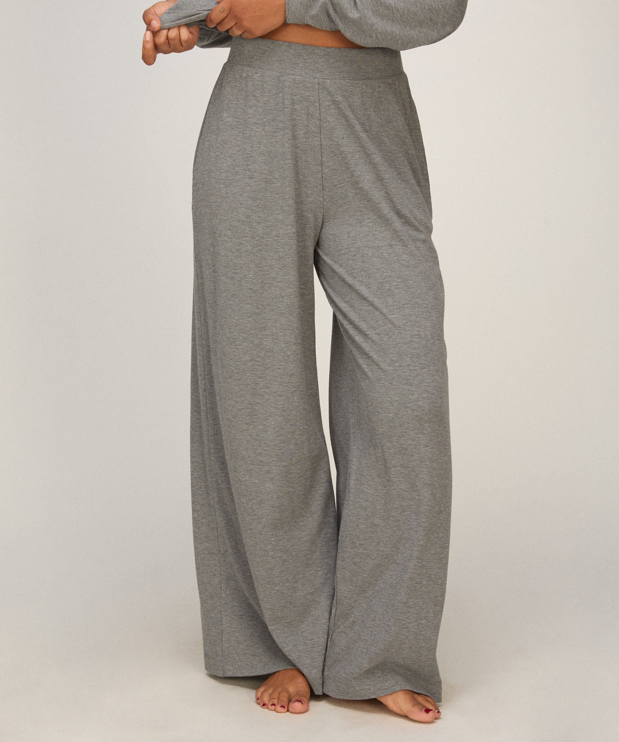 PANT WL PREMIUM RIB JERSEY, Grey