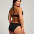 Scallop Rio Bikini Bottoms, Black
