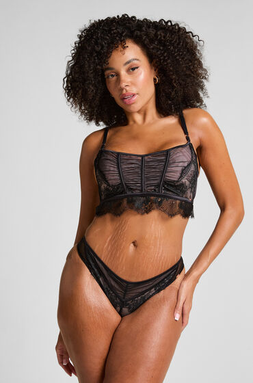 Hunkemöller Cynthia Highleg Brazilian Black