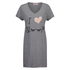 Nightshirt V-neck, Grey