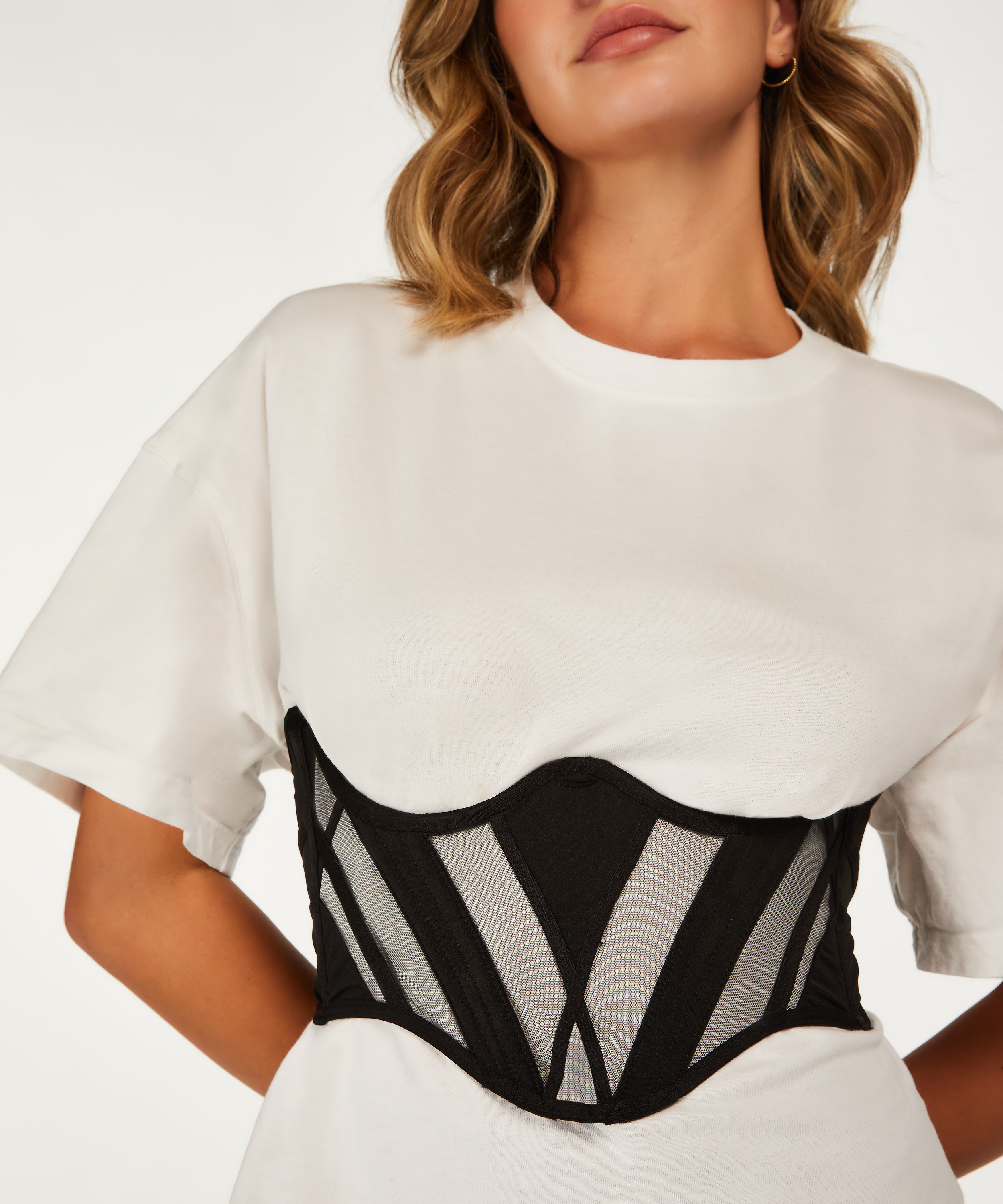 Slay Bustier, Black, main