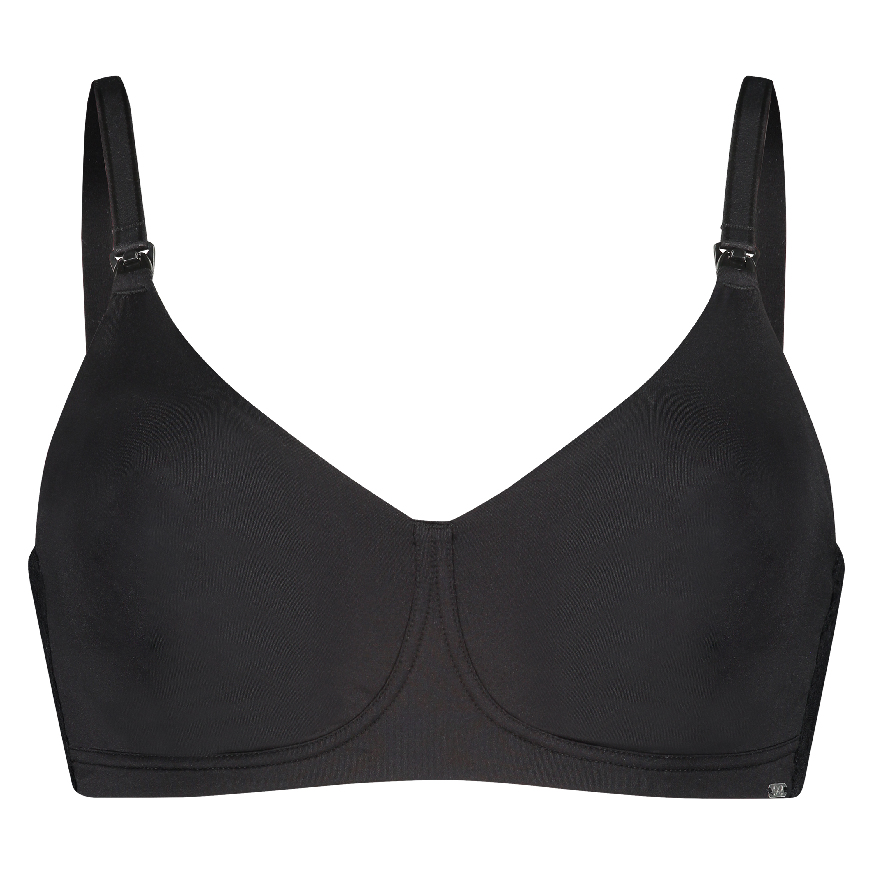 Alisa Non-Padded Nursing Bra, Black, main
