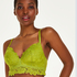 Shiloh Padded Non-wired Longline Bra, Green