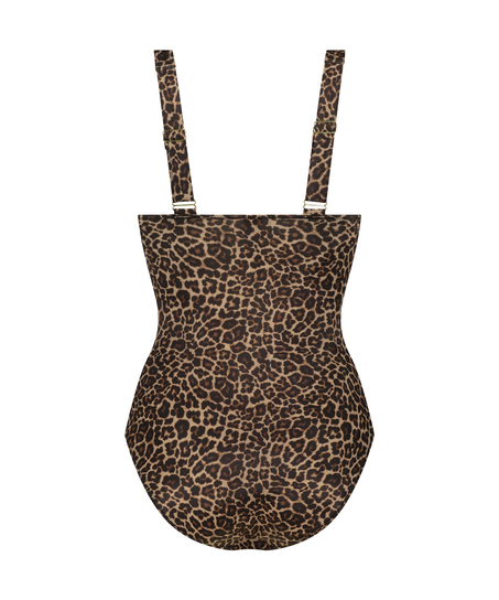 Leopard Swimsuit, Brown