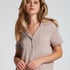 Essential Jersey Short-Sleeved Jacket, Beige