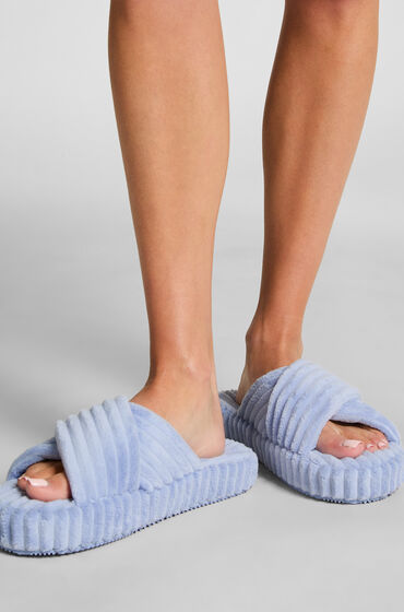 Hunkemöller Flip-Flops Soft Rib Blue