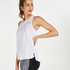 HKMX loose fit tank top, White