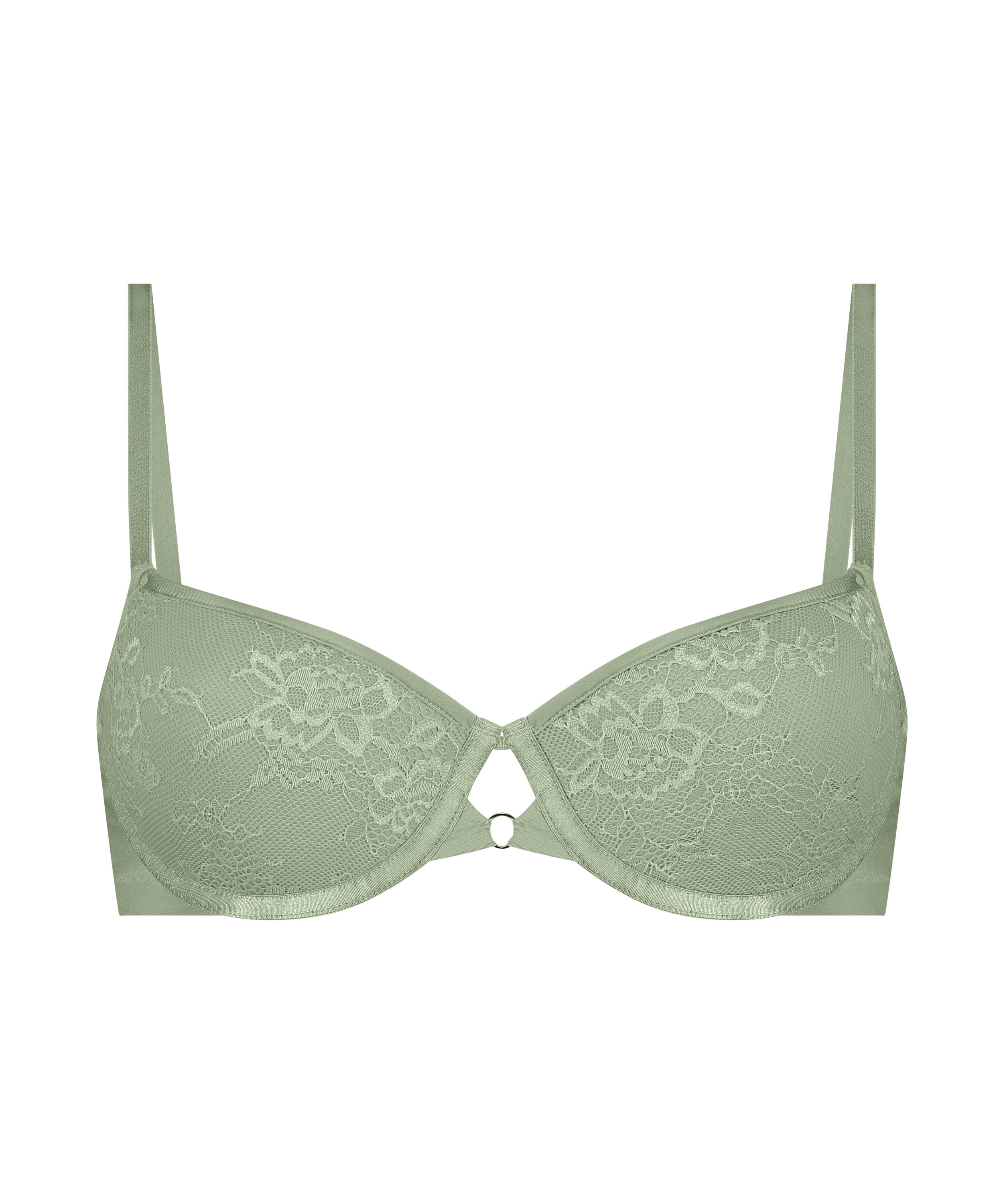 Lea Padded Underwired Bra, Green