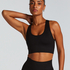 HKMX Seamless Sports Bra, Black