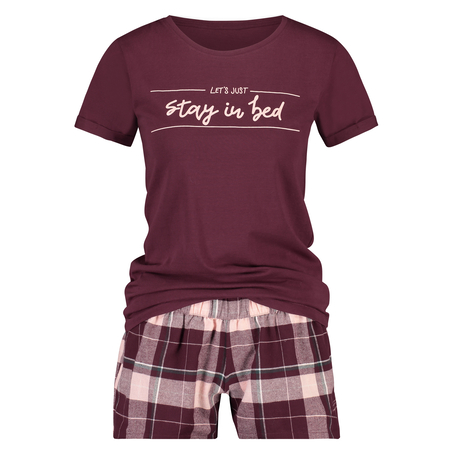 Short pyjamas set, Red