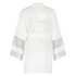 Kimono satin Bridal, White