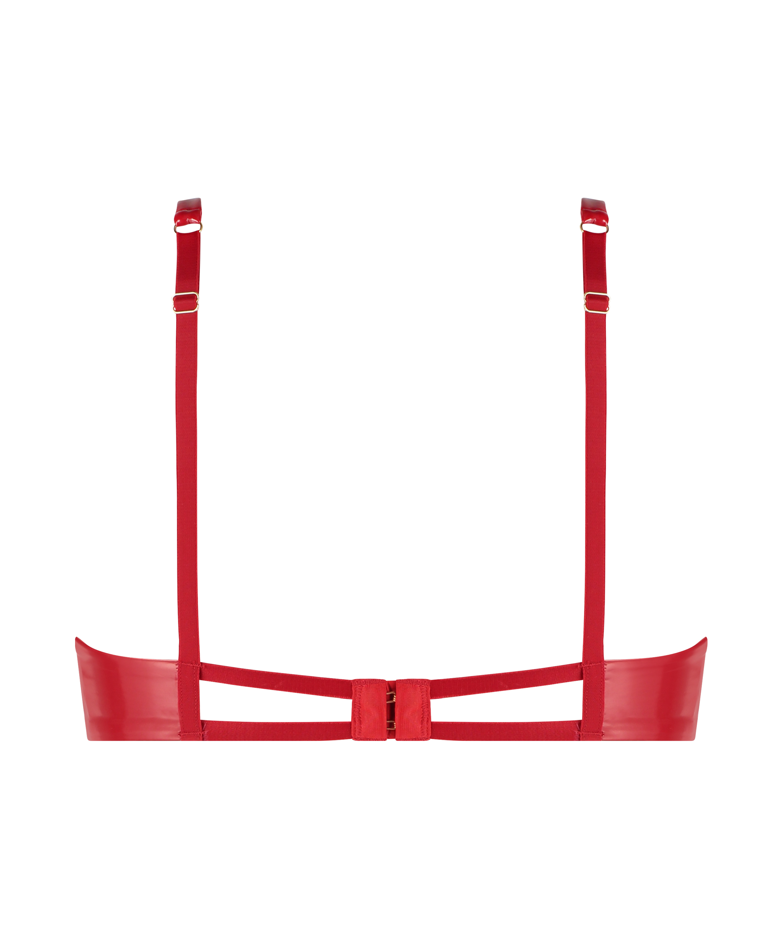 Wilde Cup-less Non-Padded Underwired Bra, Red, main