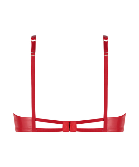 Wilde Cup-less Non-Padded Underwired Bra, Red