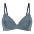 Mona Padded Non-wired Bra, Blue