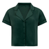 Short Sleeve Velour Jacket, Green