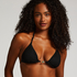 Maui Triangle Bikini Top, Black
