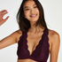 Halter racerback bralette, Purple