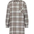 Boyfriend Check Nightshirt, Beige