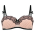 Doutzen Divination padded strapless underwired bra, Pink