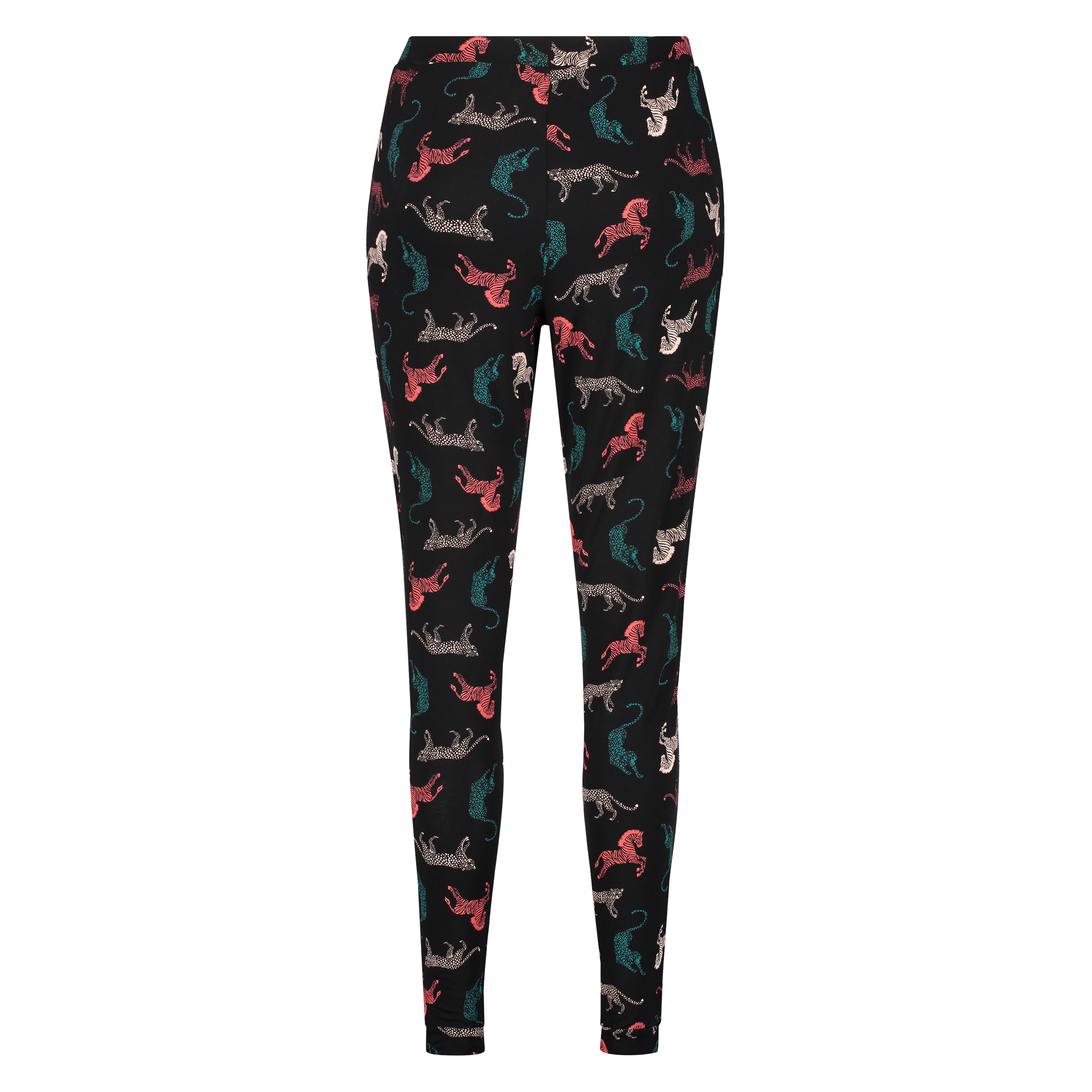 Jersey pyjama pants, Black, main