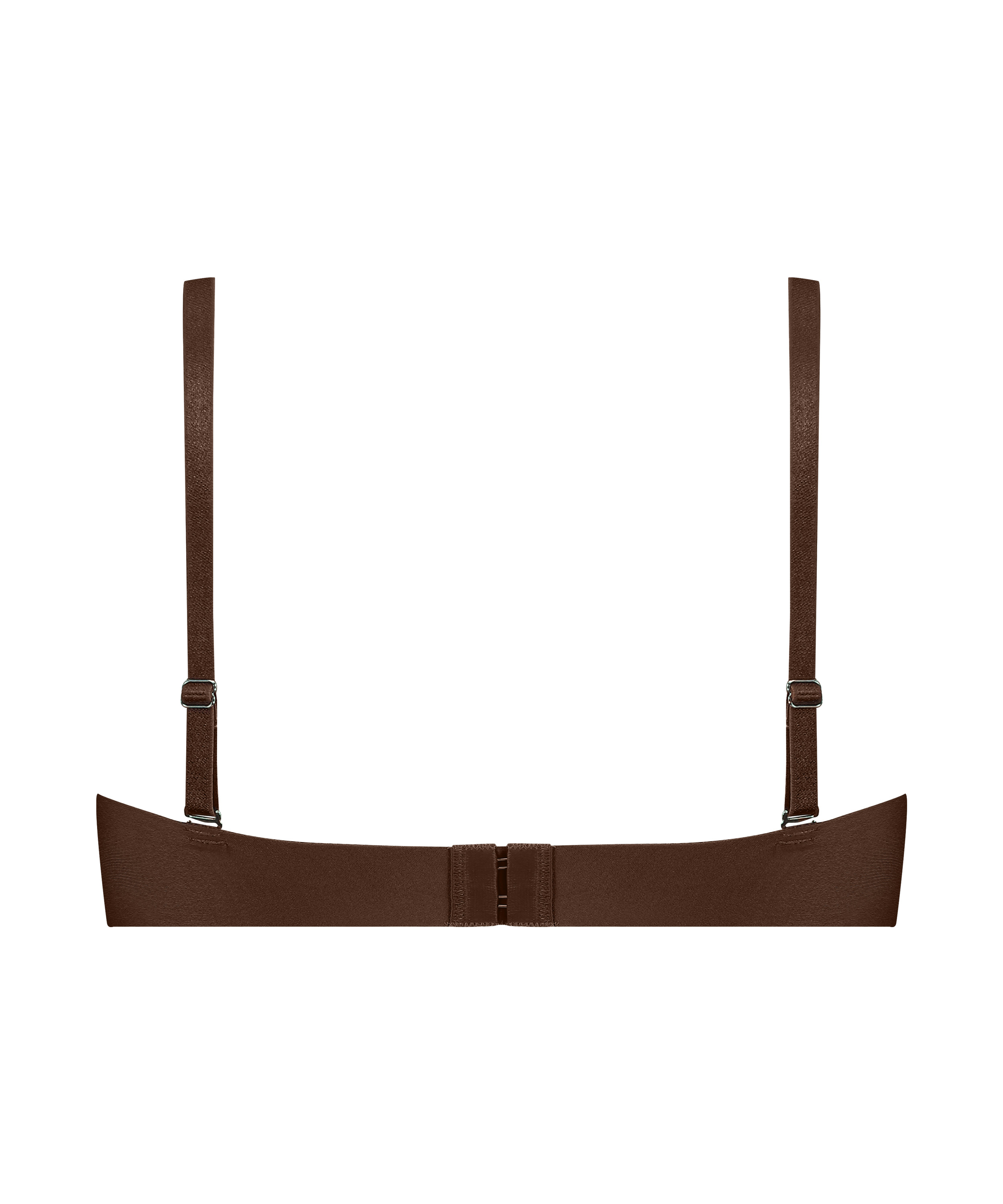 Jane Padded Underwired Strapless Bra, Brown, main