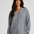 Essentials Flannel Pyjama Top, Blue