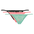 3-pack tangas lace, Blue