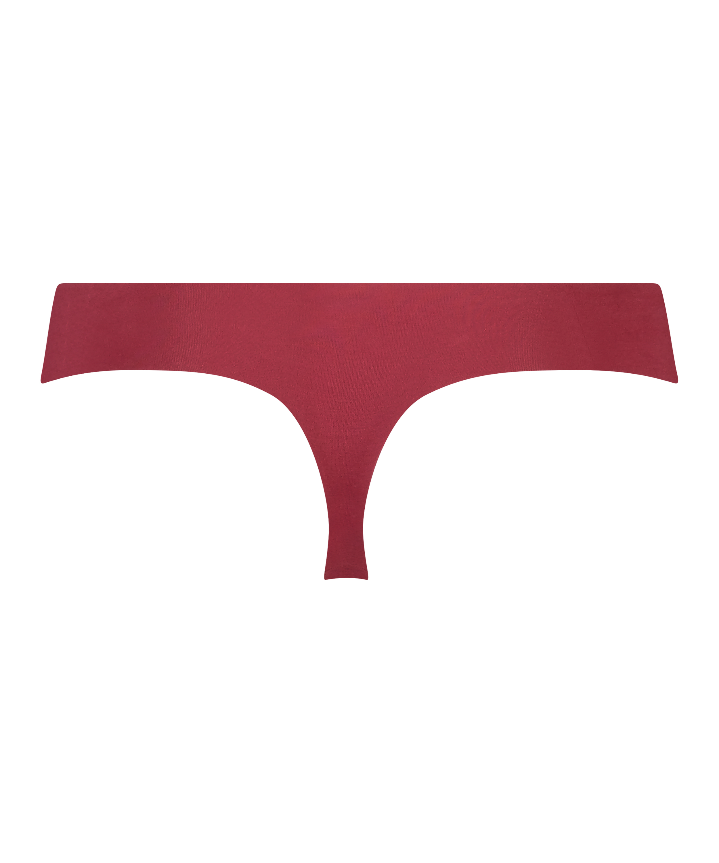 Invisible cotton thong, Red, main