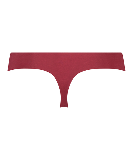 Invisible cotton thong, Red