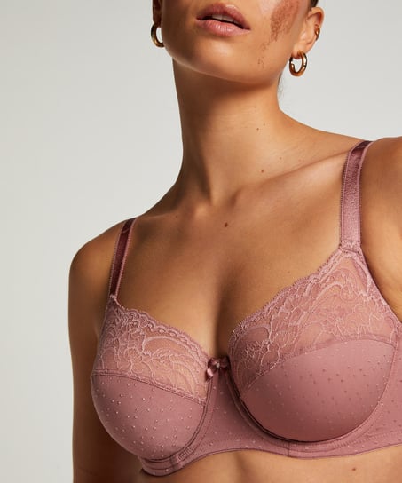 Sophie Non-Padded Underwired Bra, Pink