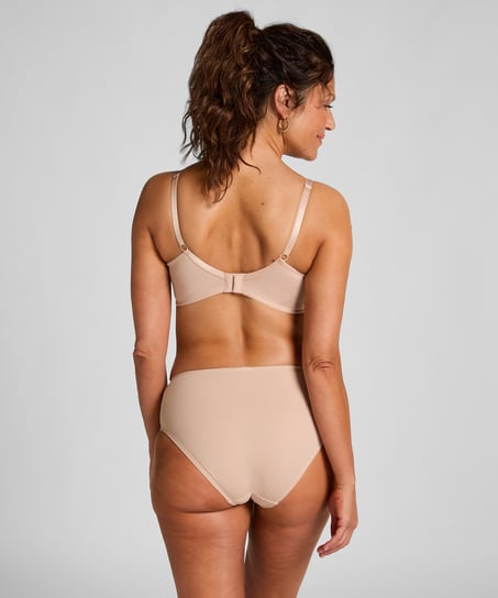 Nina Non-Padded Underwired Minimizer Bra, Beige