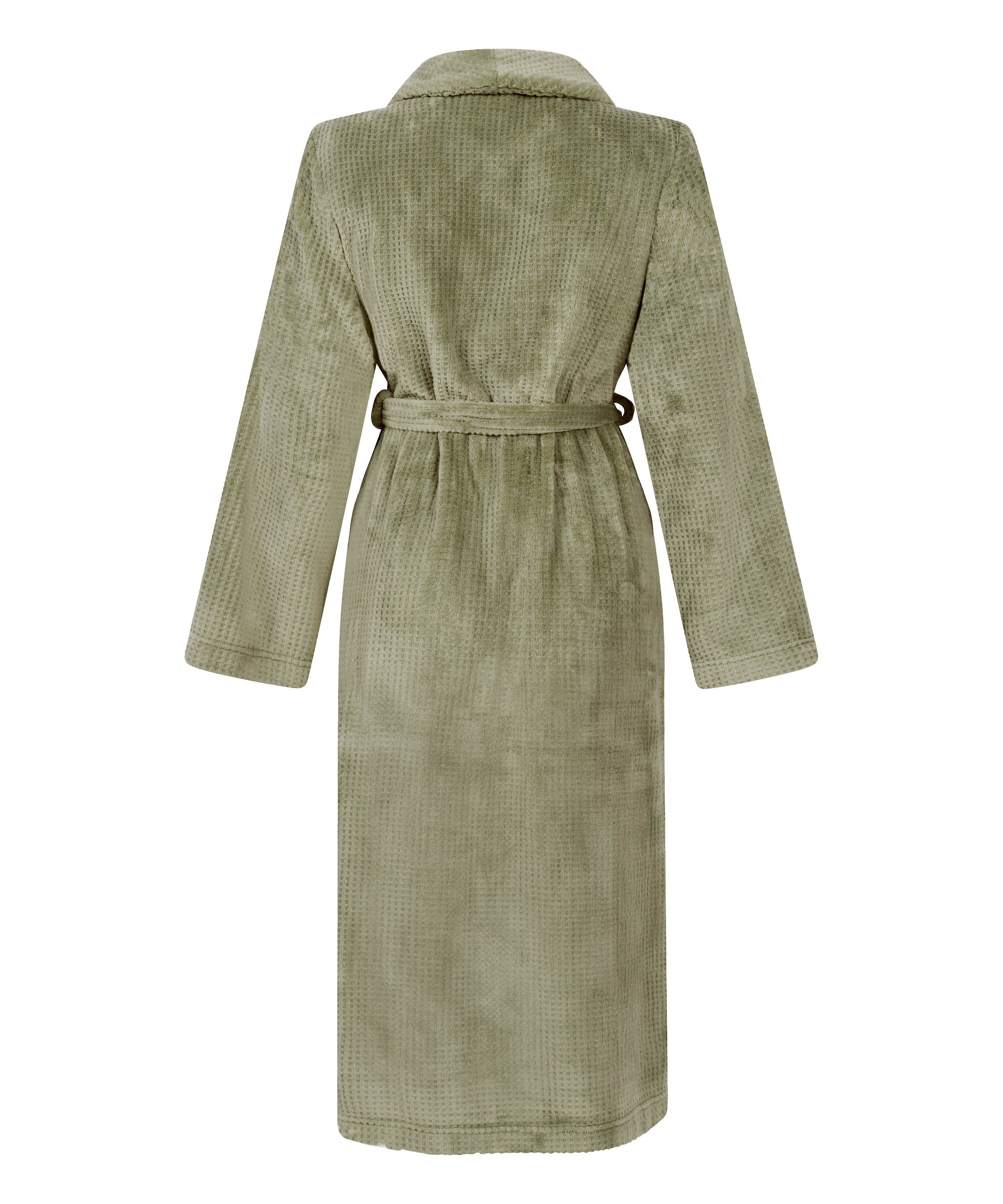 Fleece Bathrobe, Green, main
