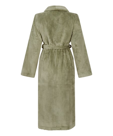 Fleece Bathrobe, Green