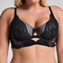 Juliette Padded Longline Underwired Bra, Black