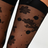 Stockings 20 Denier Lacey Spots, Black