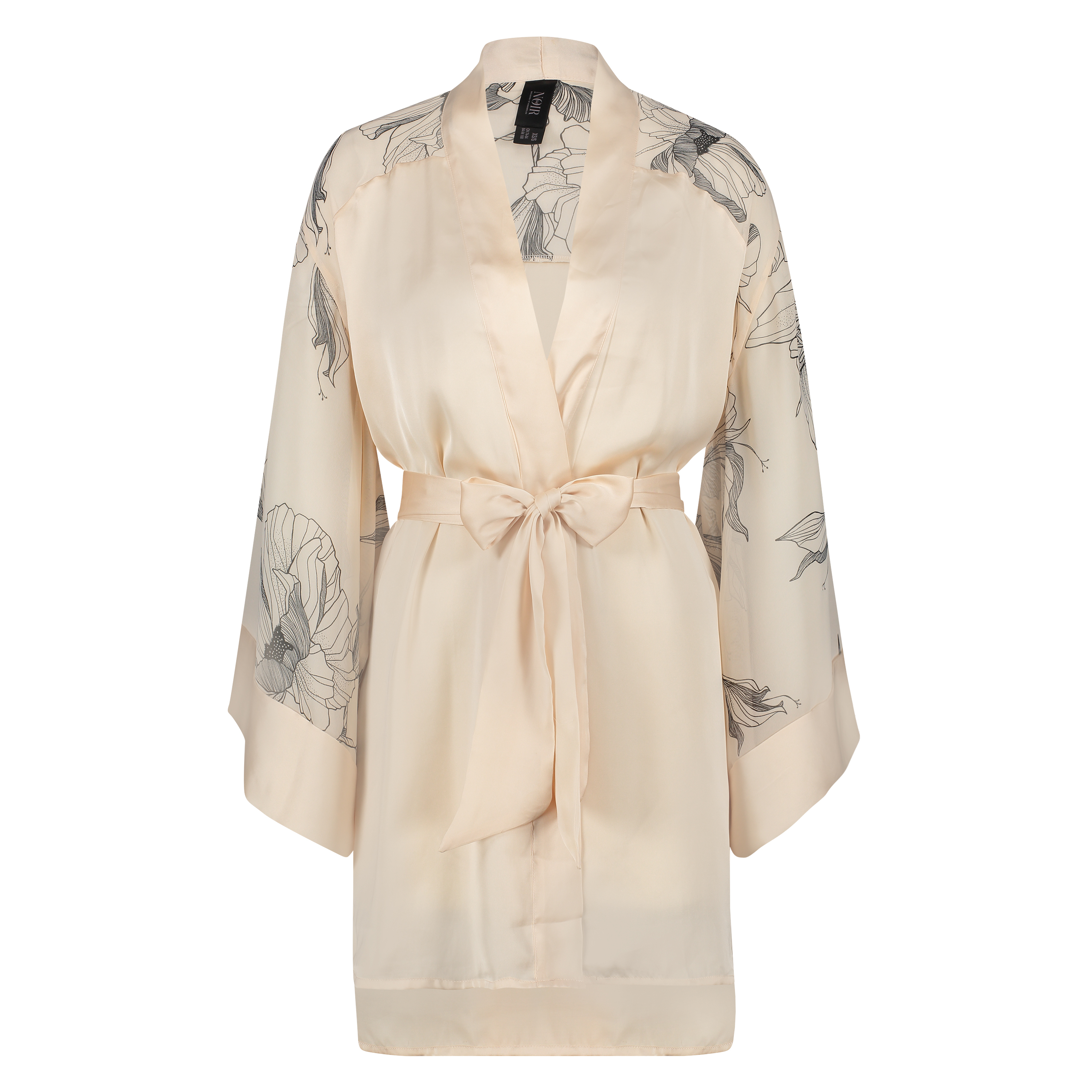 Lotus Satin Kimono, Pink, main