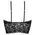 Bralette longline Fancy, Black
