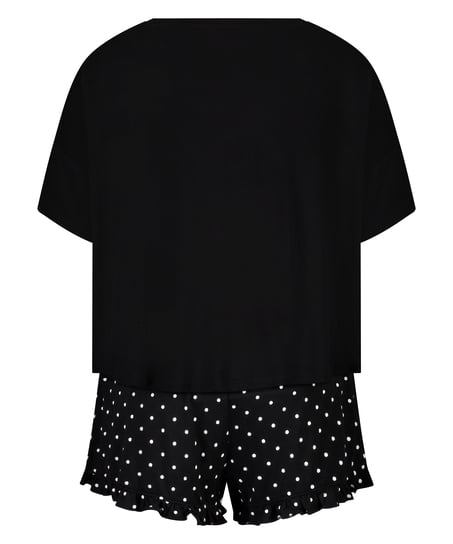 Short Pyjama Set, Black