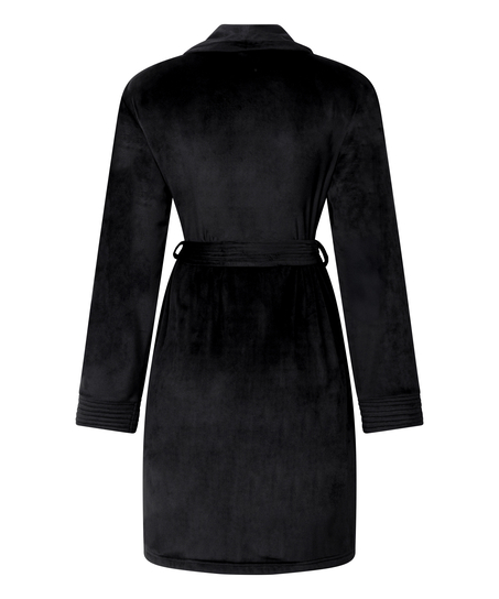 Velours Bathrobe, Black