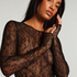 Lace Slip dress, Black