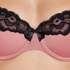 Secret Lace Padded Underwired Bra, Pink
