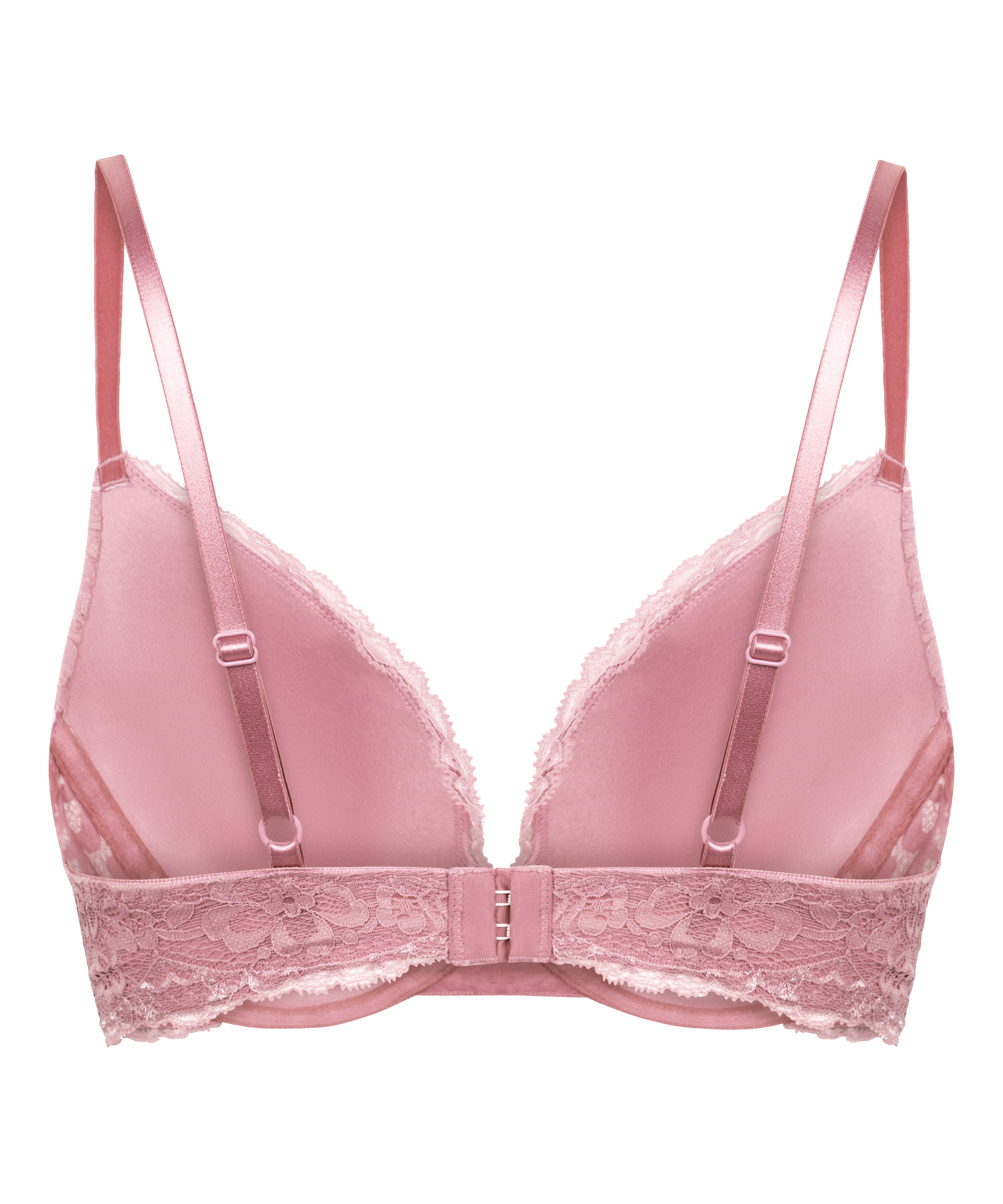 Marine Padded Underwired Push-Up Bra, Pink, main