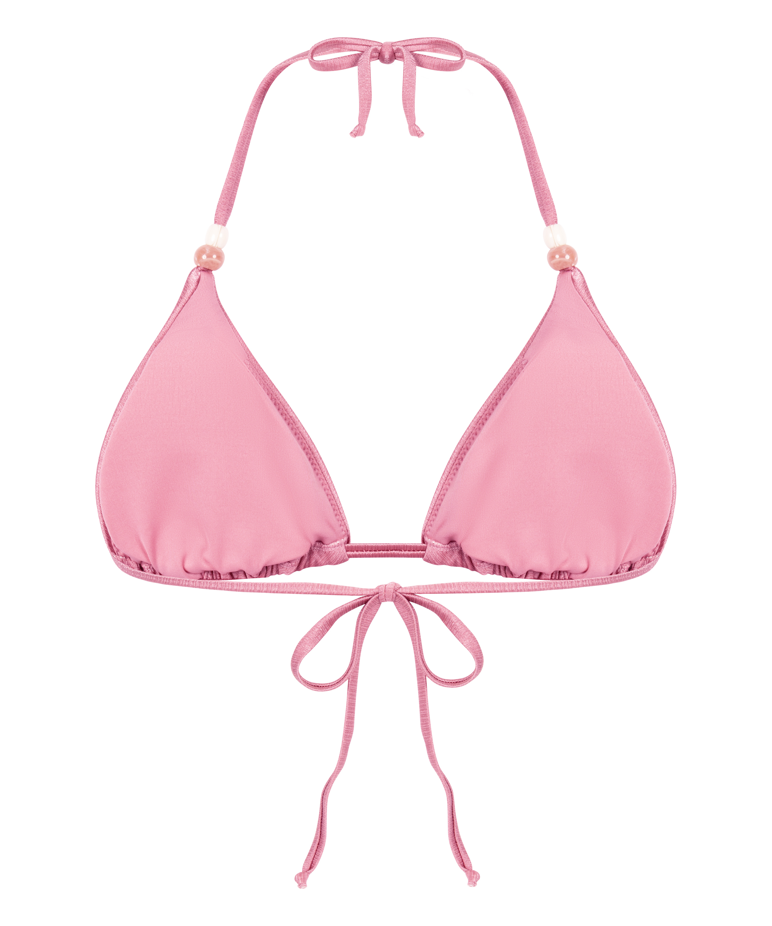 Kallua Triangle Bikini Top, Pink, main