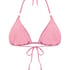 Kallua Triangle Bikini Top, Pink