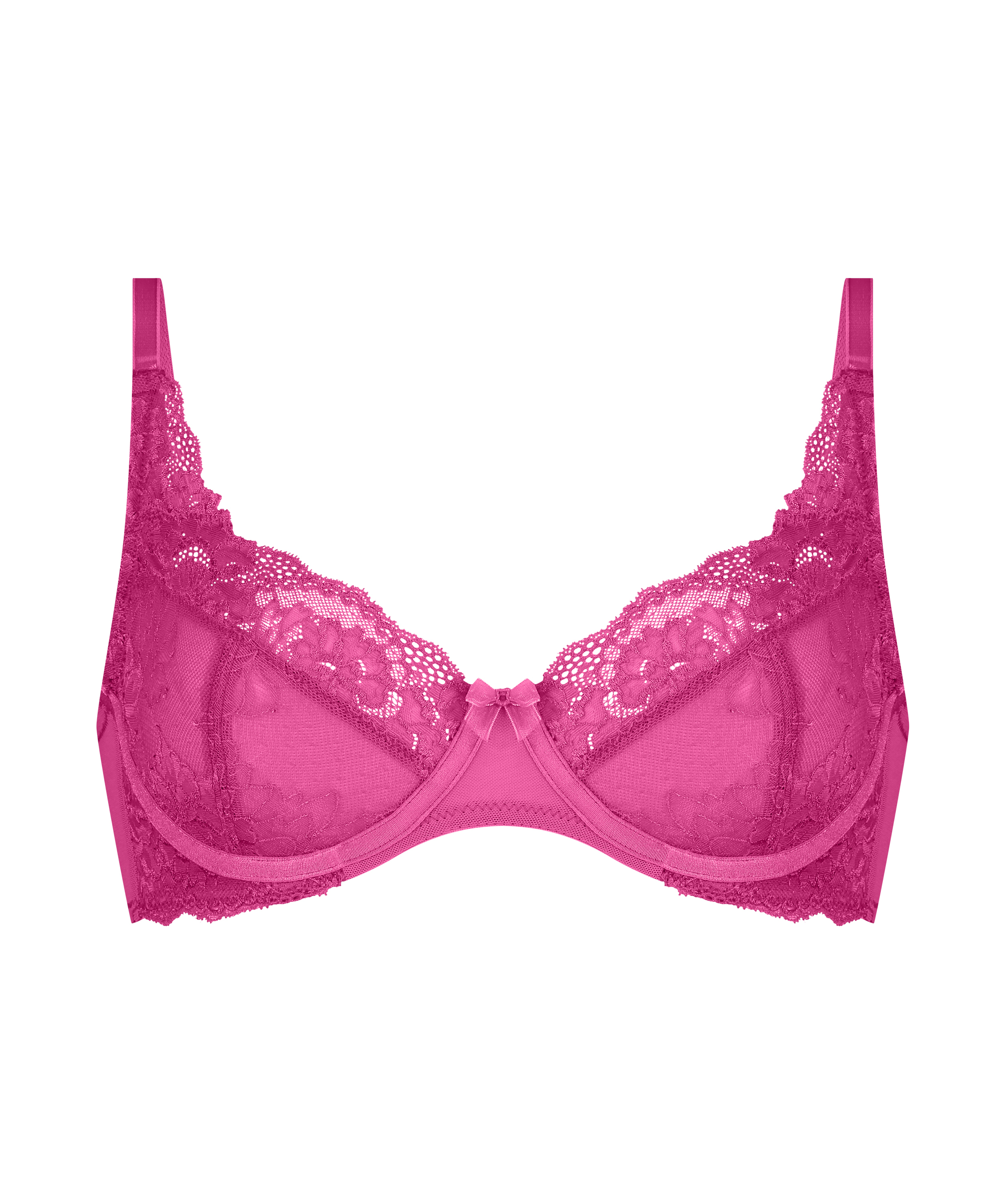 Ida Non-Padded Underwired Bra, Pink, main