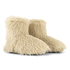 Fur Slippers, White