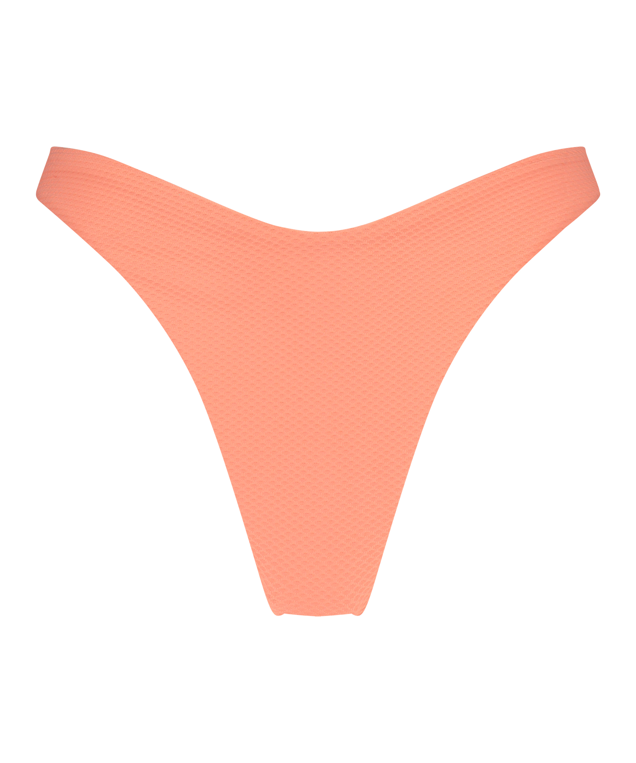 Peachy High Leg Bikini Bottoms, Orange, main