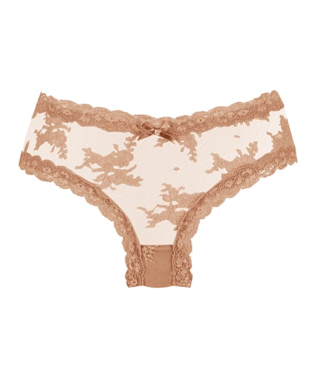 V-shape Mesh Brazilian, Brown